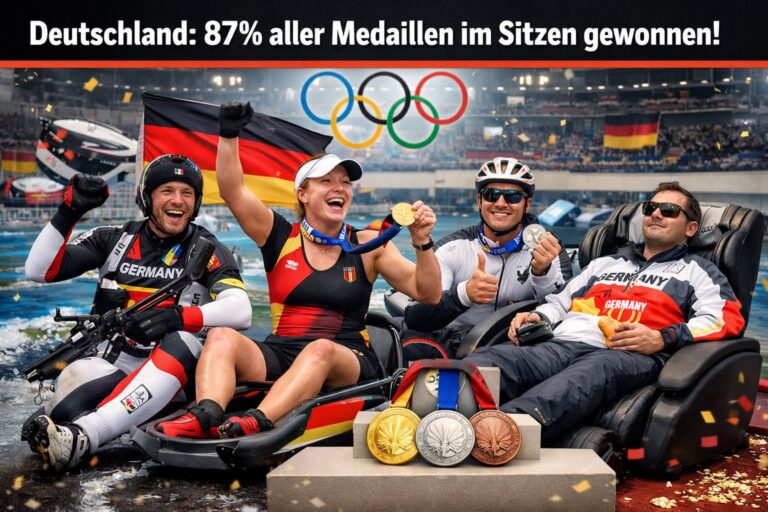 Deutschland feiert Olympia‑Erfolg: 87 % aller Medaillen im Sitzen gewonnen